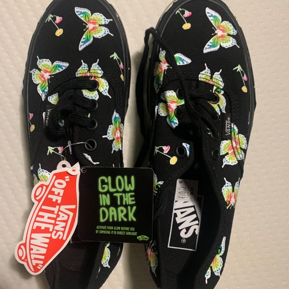 Vans authentic stac morph blackout glow in the dark platforms - Picture 2 of 4